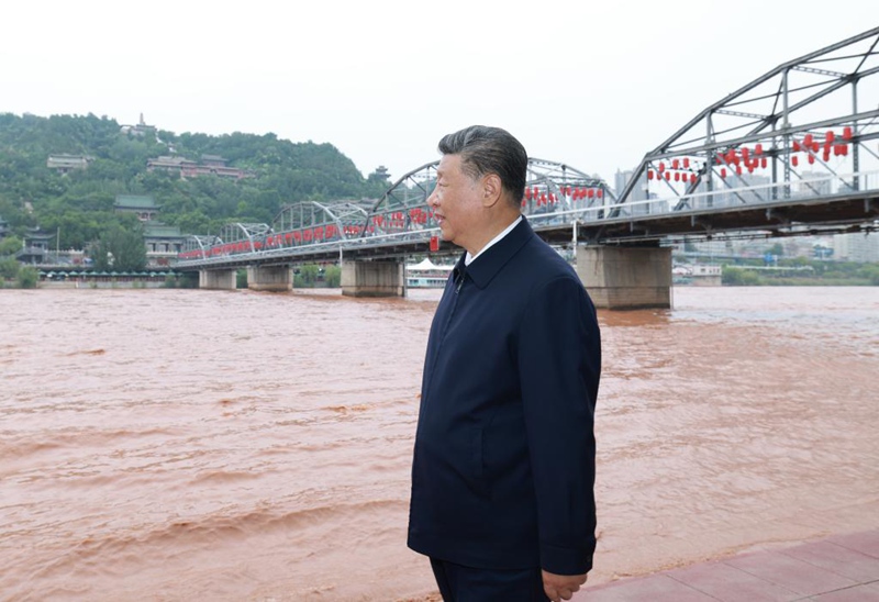 Xi Jinping akagua Mji wa Lanzhou, Mkoa wa Gansu wa China