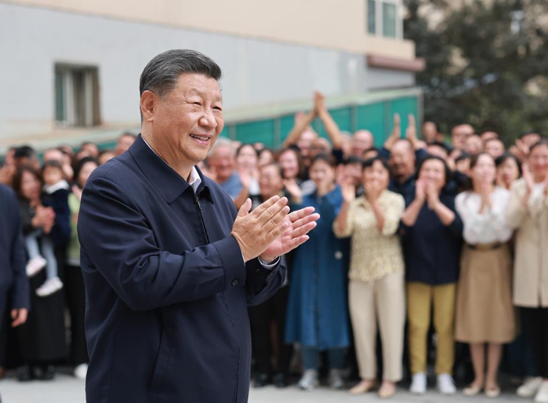 Xi Jinping akagua Mji wa Lanzhou, Mkoa wa Gansu wa China